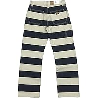 Amazon.com: BOB Dong 16oz Prisoner Striped Motorcycle Pants 29